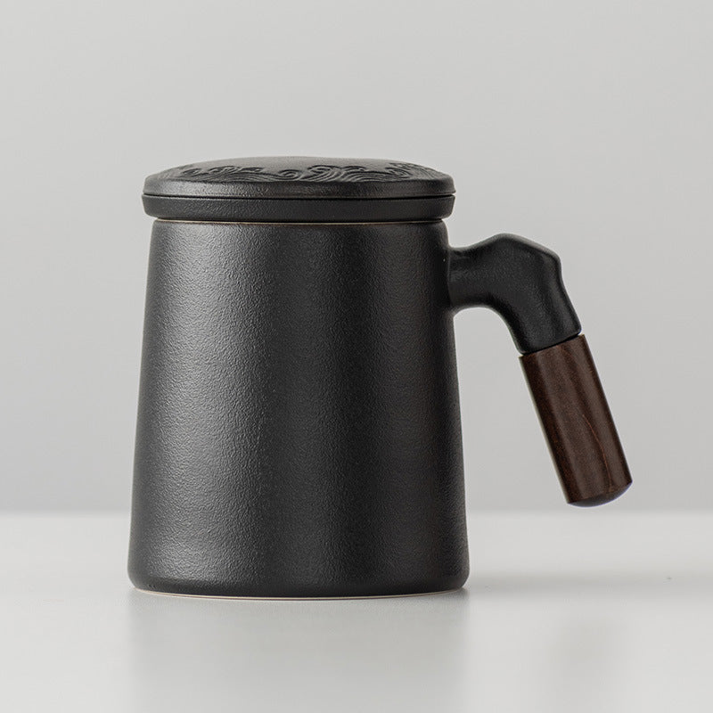 Thousands of Miles of China Ceramic Filter Liner Water Cup China-Chic Office Cup Gift Box Business Enterprise Mug with Cover Gift
