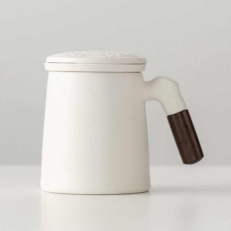 Thousands of Miles of China Ceramic Filter Liner Water Cup China-Chic Office Cup Gift Box Business Enterprise Mug with Cover Gift